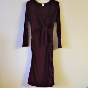 Women's Ribbed Maternity Dress